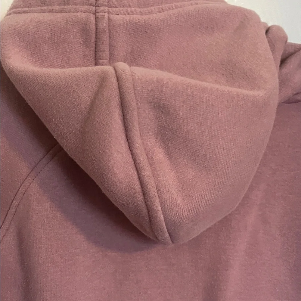 Athleta Mauve Hoodie size M with hood and draw string - Picture 7 of 9